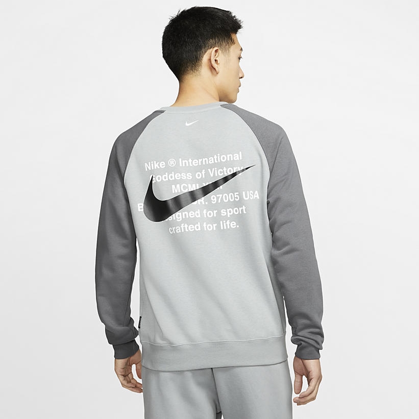 nike swoosh logo crewneck