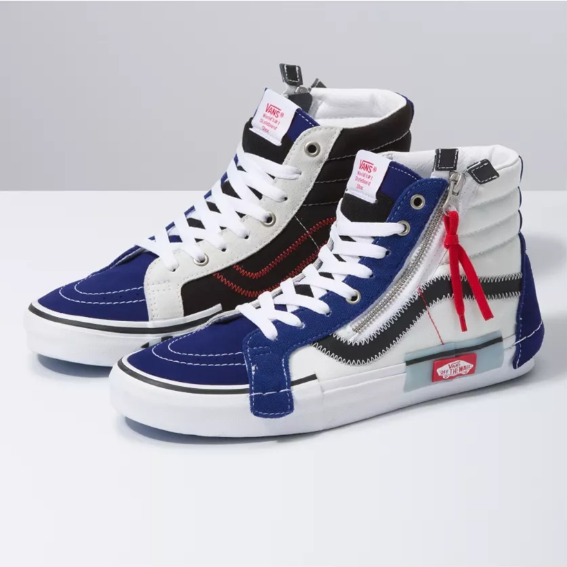 【新色】VANS “Cut & Paste Pack” Sk8-Hi “BLUEPRINT/BIT OF BLUE” (バンズ “カットアンドペースト パック” スケートハイ)