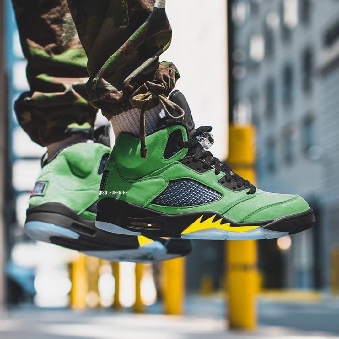 9/12発売予定！ナイキ エア ジョーダン 5 レトロ SE "オレゴンダックス" (NIKE AIR JORDAN 5 RETRO SE “Oregon Ducks”) [CK6631-307]