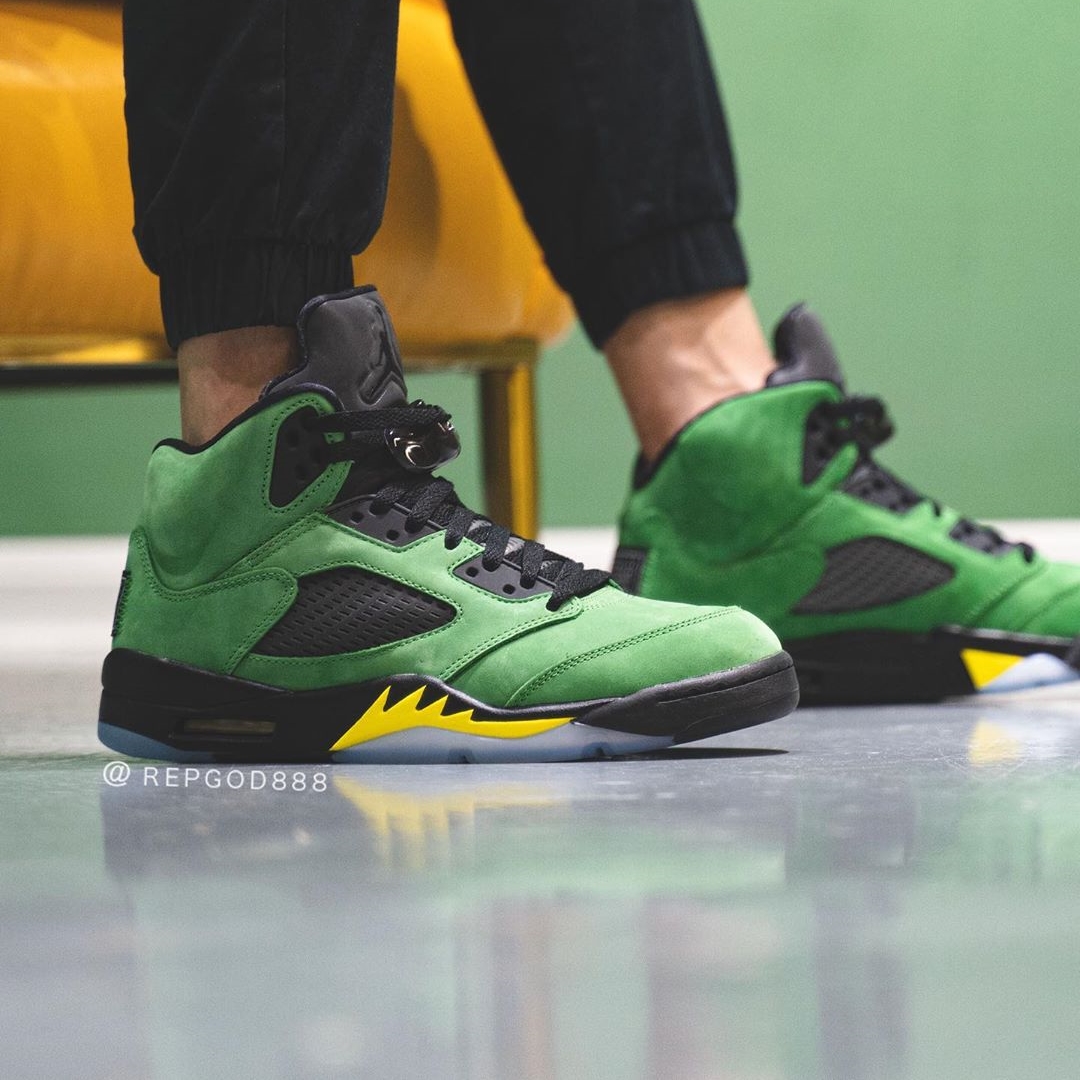 9/12発売予定！ナイキ エア ジョーダン 5 レトロ SE “オレゴンダックス” (NIKE AIR JORDAN 5 RETRO SE “Oregon Ducks”) [CK6631-307]