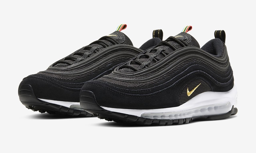 ナイキ エア マックス 97 QS “ブラック/ホワイト/メタリックゴールド” (NIKE AIR MAX 97 QS “Black/White/Metallic Gold”) [CI3708-001]