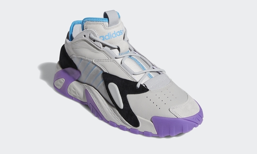 アディダス オリジナルス ストリートボール “グレーツー/アクティブパープル/ショックシアン” (adida Originals STREETBALL “Grey Two/Active Purple/Shock Cyan”) [FV4525]