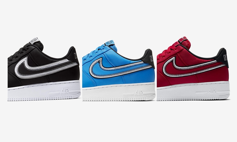 ナイキ エア フォース 1 07 ロー 3カラー (NIKE AIR FORCE 1 07 LOW “Black/Blue/Red”) [CD0886-001,400,600]