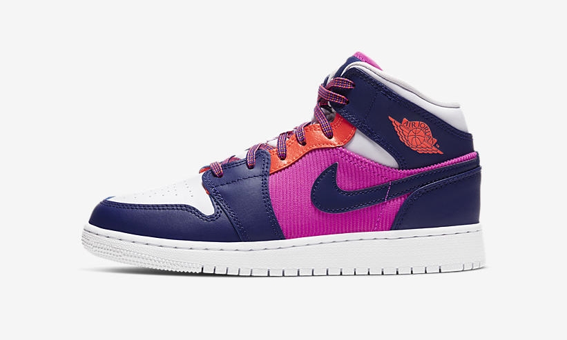 1/13発売予定！ナイキ GS エア ジョーダン 1 ミッド “ファイヤーピンク” (NIKE GS AIR JORDAN 1 MID “Fire Pink”) [555112-602]