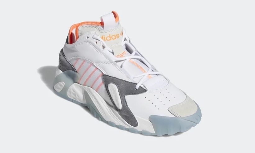 アディダス オリジナルス ストリートボール “ホワイト/アッシュグレー/ソーラーオレンジ” (adida Originals STREETBALL “White/Ash Grey/Solar Orange”) [FV4530]