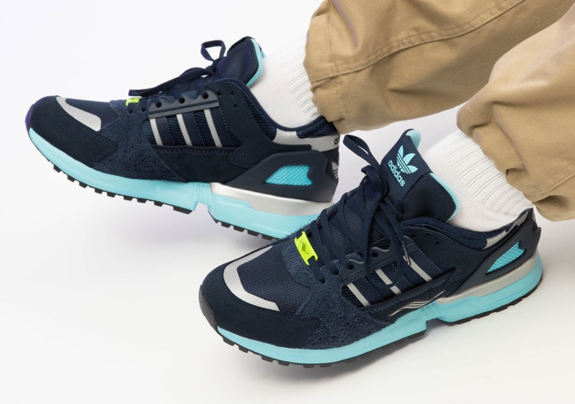 1/1発売！adidas Consortium ZX 10,000 JC "College Navy/White" (アディダス コンソーシアム ゼットエックス 10000 “カレッジネイビー/ホワイト”) [EG8968]