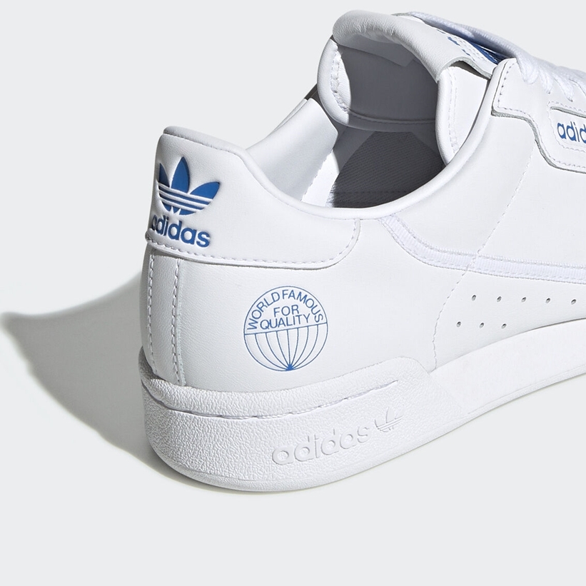 1/16発売！adidas Originals CONTINENTAL 80 “White/Bluebird” (アディダス オリジナルス コンチネンタル 80 “ホワイト/ブルーバード”）[FV3743]