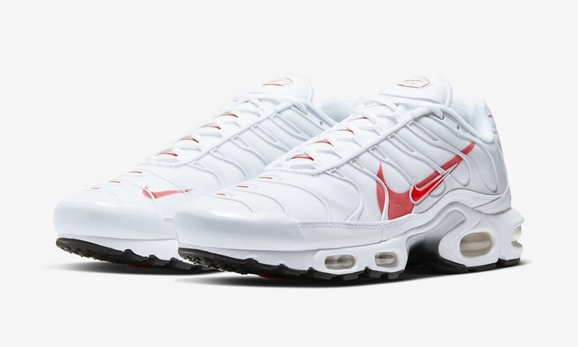 ナイキ エア マックス プラス “ホワイト/レッド” (NIKE AIR MAX PLUS “White/Red”) [CU3454-100]