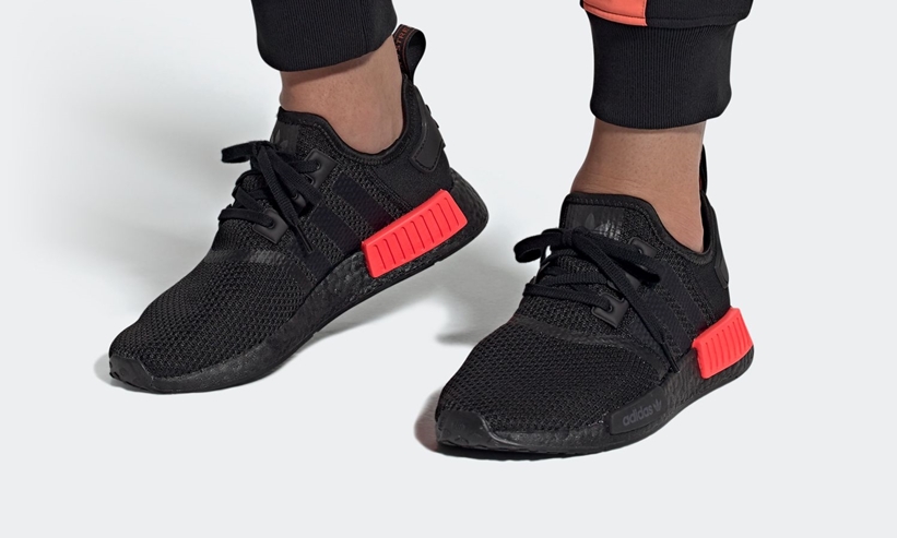 12/26発売！adidas Originals NMD_R1 “Black/Solar Red” (アディダス オリジナルス エヌ エム ディー アールワン "ブラック/ソーラーレッド") [FV8162]