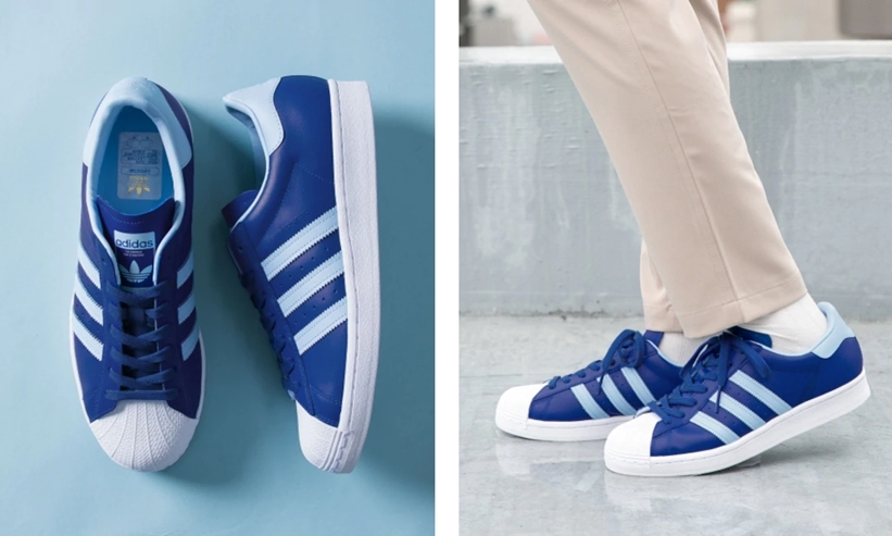 【販路限定/2月下旬発売】濃淡の"JAPAN BLUE"を使用した生誕50周年モデル！adidas Originals SUPERSTAR "50th" "Japan Blue" (アディダス オリジナルス スーパースター "ジャパンブルー") [FV3268]