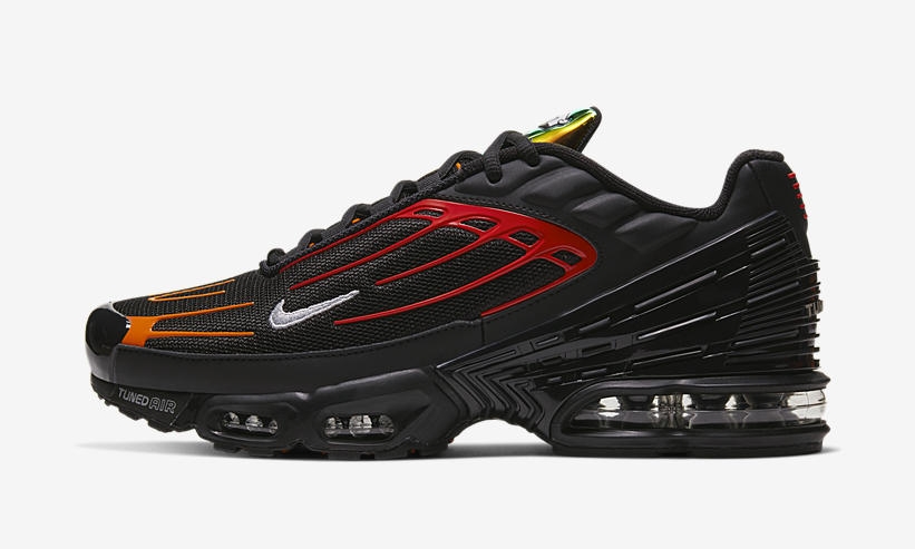 nike air max plus 3 black orange