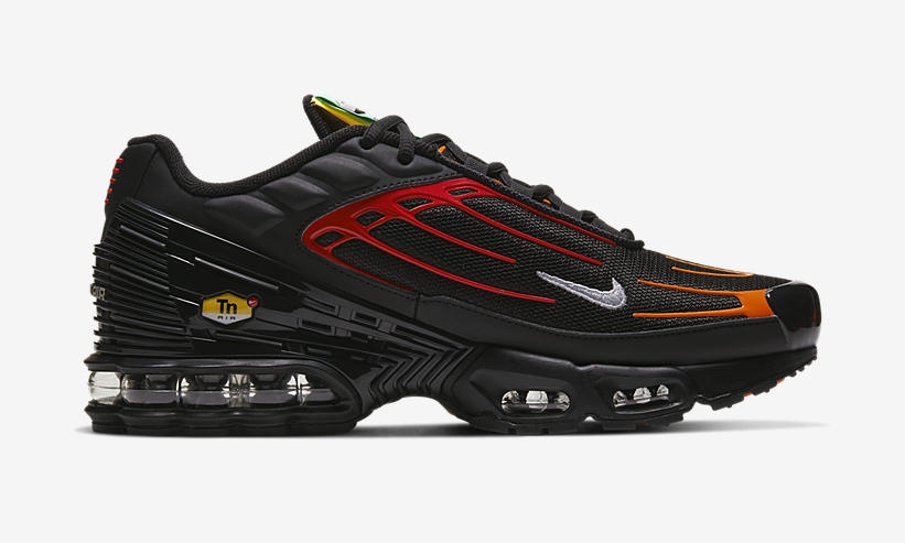 nike air max plus 3 black orange