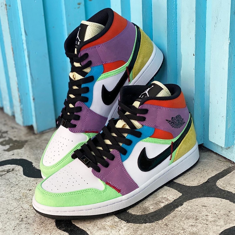 4/9発売！ナイキ ウィメンズ エア ジョーダン 1 ミッド SE “ホワイト/ブラック/チームオレンジ” (NIKE WMNS AIR JORDAN 1 MID SE “White/Black/Team Orange”) [CW1140-100]