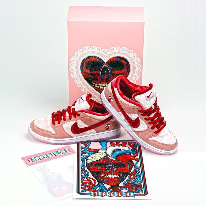 2/7発売！StrangeLove Skateboards × NIKE SB DUNK LOW “Valentine Day” (ストレンジラブ スケートボード ナイキ SB ダンク ロー “バレンタイン”) [CT2552-800]