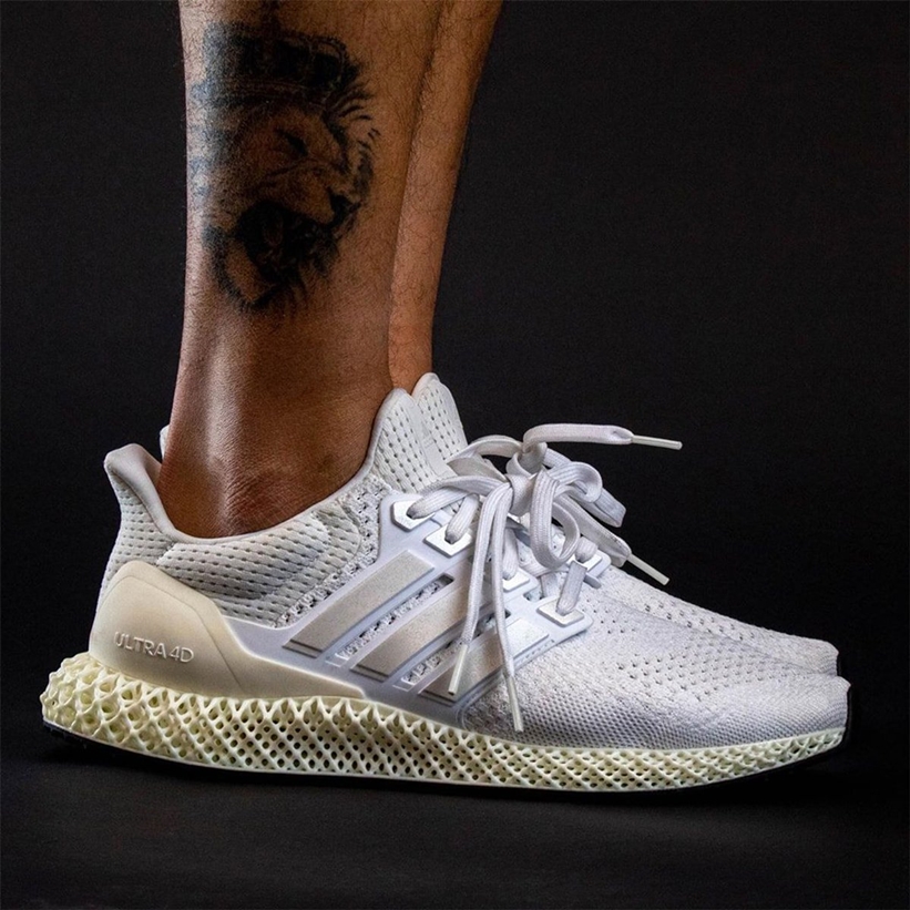 adidas white 4d