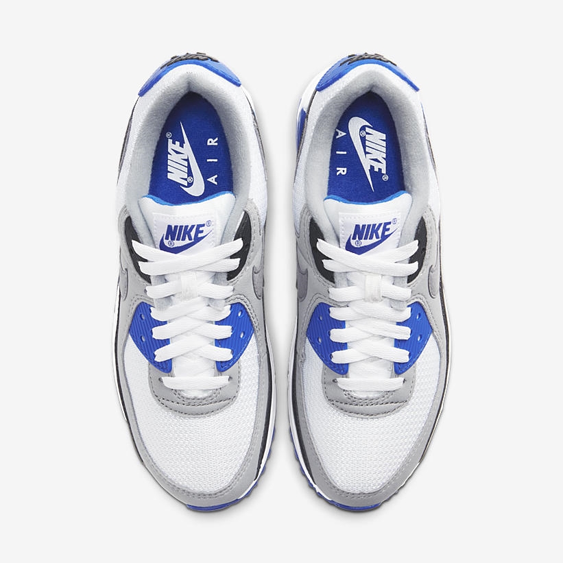 nike air max 90 white royal blue