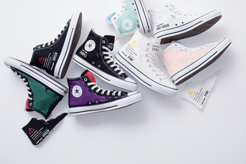 コンバースからキャンバスが破ける二層構造の CONVERSE ALL STAR RIPLAYER HIが1月発売 (オールスター リップレイヤー)