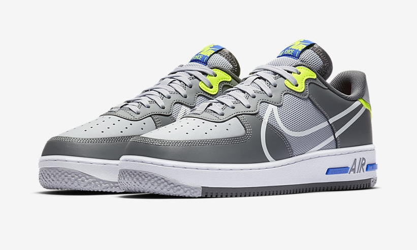 NIKE AIR FORCE 1 REACT LOW “Wolf Grey 