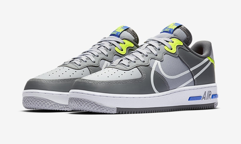 1/17発売！ナイキ エア フォース 1 リアクト ロー “ウルフグレーホワイト” (NIKE AIR FORCE 1 REACT LOW “Wolf Grey/White”) [CD4366-002]