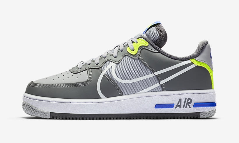 1/17発売！ナイキ エア フォース 1 リアクト ロー “ウルフグレーホワイト” (NIKE AIR FORCE 1 REACT LOW “Wolf Grey/White”) [CD4366-002]