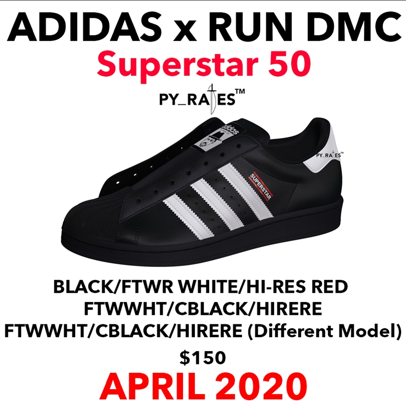 4月発売予定！RUN DMC × アディダス オリジナルス スーパースター 50 (ラン・ディーエムシー adidas Originals SUPERSTAR)
