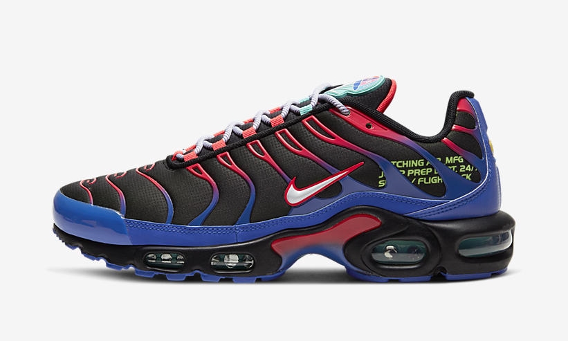 ナイキ エア マックス プラス “ブラック/ブルー/レッド” (NIKE AIR MAX PLUS “Black/Blue//Red”) [CV7541-001]