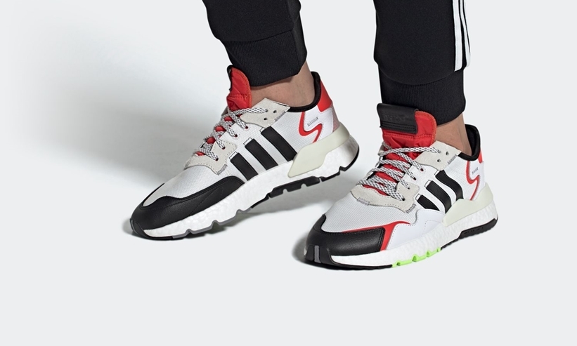 1/9発売！adidas Originals NITE JOGGER “White/Black/Hi Res Red” (アディダス オリジナルス ナイトジョガー “ホワイト/ブラック/ハイレゾレッド”) [EH1293]