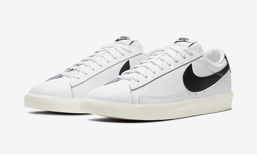 ナイキ ブレーザー ロー レザー “ホワイト/ブラック” (NIKE BLAZER LOW LEATHER “White/Black”) [CI6377-101]