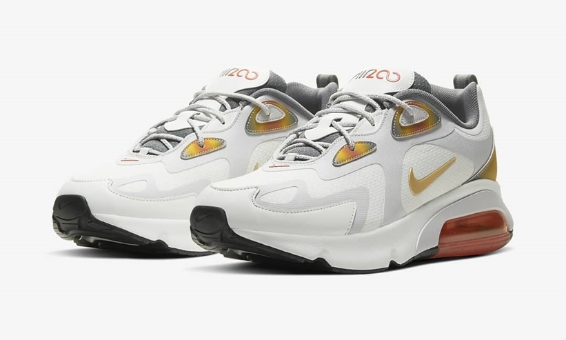 ナイキ エア マックス 200 “ホワイト/ゴールド” (NIKE AIR MAX 200 “White/Gold”) [AT8507-100]