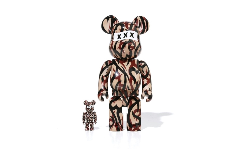 BE@RBRICK × ﻿GOD SELECTION XXX × NUMBER (N)INE 100%/400%が1/25発売 (ベアブリック ゴッド セレクション XXX ナンバーナイン)﻿