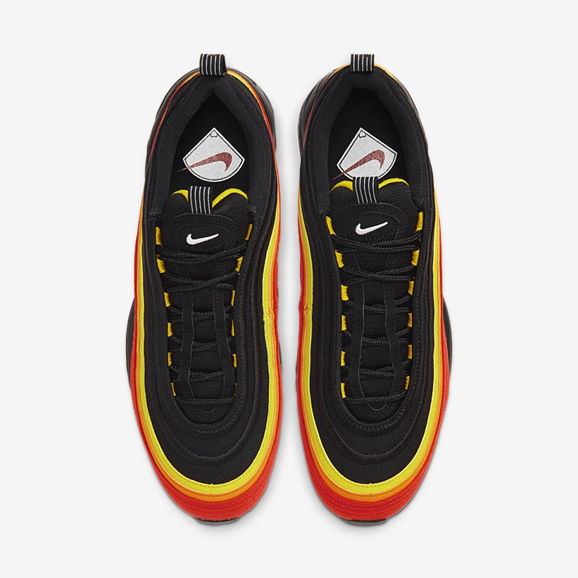 red black and yellow air max 97