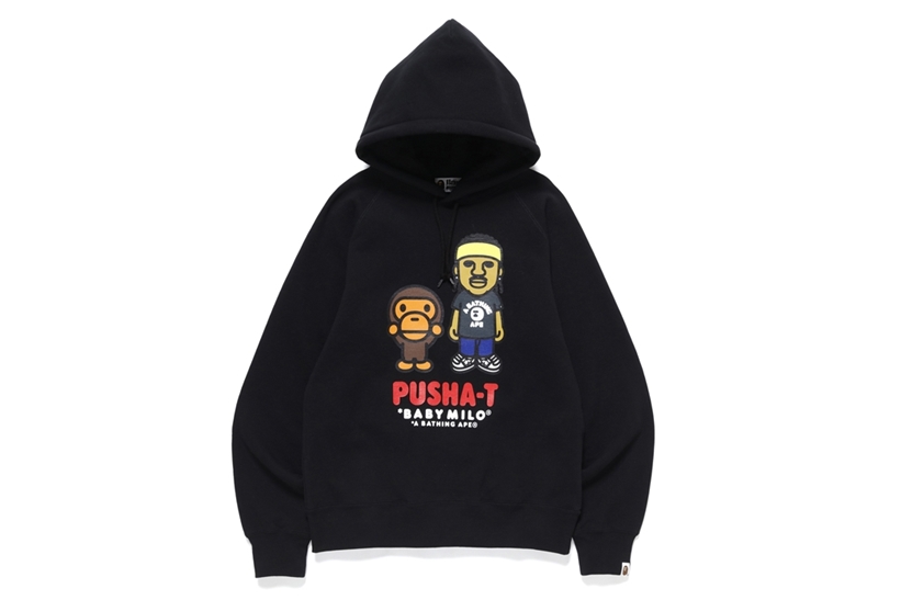 BAPE × Pusha-T コラボパーカー