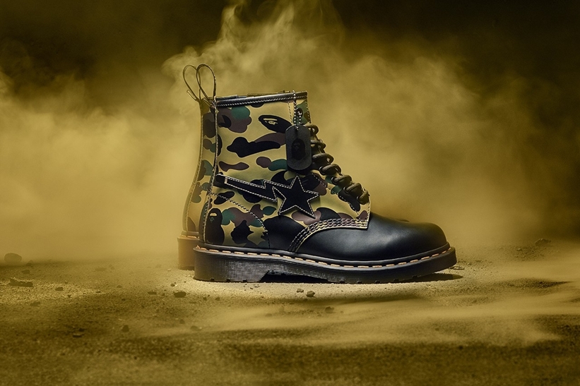 Dr.Martens × A BATHING APE 新たなコラボ (ドクターマーチン ア ベイシング エイプ)