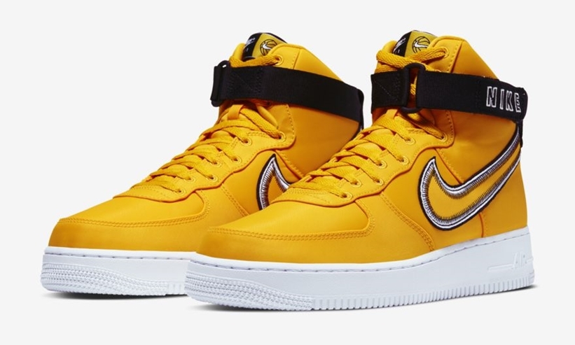 ナイキ エア フォース 1 ハイ ”ユニバーシティゴール/ホワイト/ブラック” (NIKE AIR FORCE 1 HIGH “University Gold/White/Black”) [CD0911-700]