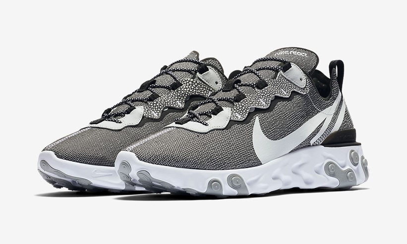 ナイキ リアクト エレメント 55 SE “ホワイト/ウルフグレー” (NIKE REACT ELEMENT 55 SE “White/Wolf Grey”) [CD2153-100]