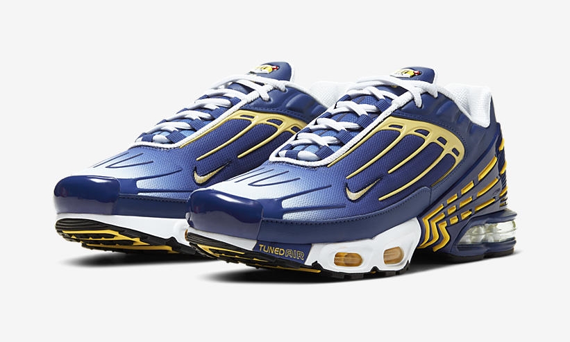 ナイキ エア マックス プラス 3 “ディープロイヤル/トパーズゴールド” (NIKE AIR MAX PLUS III “Deep Royal/Topaz Gold”) [CW1417-400]