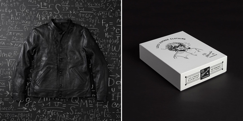 リーバイスからアインシュタインが変装した時に着ていたであろうレザージャケット「Menlo Cossack Jacket」をイメージした復刻の第2弾モデルが世界500着限定で1/24発売 (リーバイス)