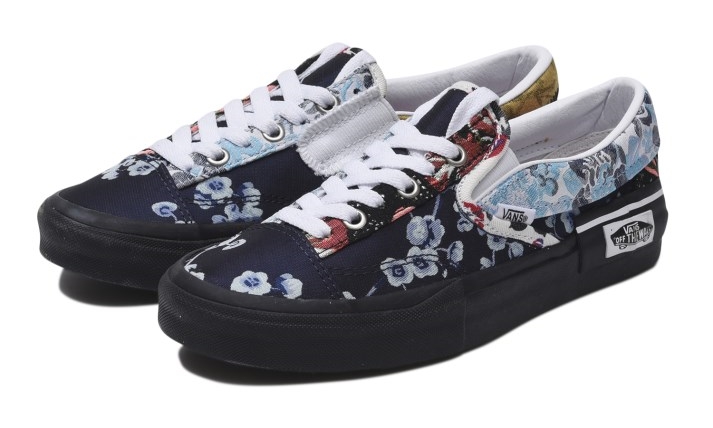 【Florals/WMNS】VANS “Cut & Paste Pack” Slip-On “BROCADE/BLACK” (フローラル バンズ “カットアンドペースト パック” スリッポン)