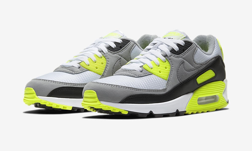 2/7発売！ナイキ エア マックス 90 OG “ホワイト/パーティクルグレー/ボルト” (NIKE AIR MAX 90 OG “White/Particle Grey/Volt”) [CD0881-103]