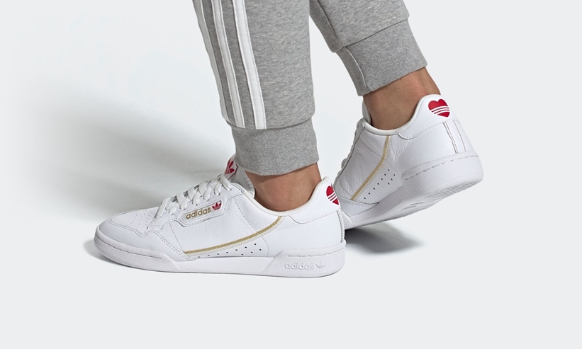 1/30発売！adidas Originals CONTINENTAL 80 “Valentine” (アディダス オリジナルス コンチネンタル 80 “バレンタイン”) [FW6391]