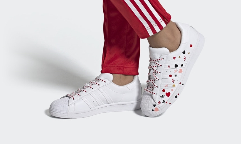 2/1発売！adidas Originals SUPERSTAR “Valentine” "Splash Heart" (アディダス オリジナルス スーパースター “バレンタイン” "スプラッシュハート") [FV3289]