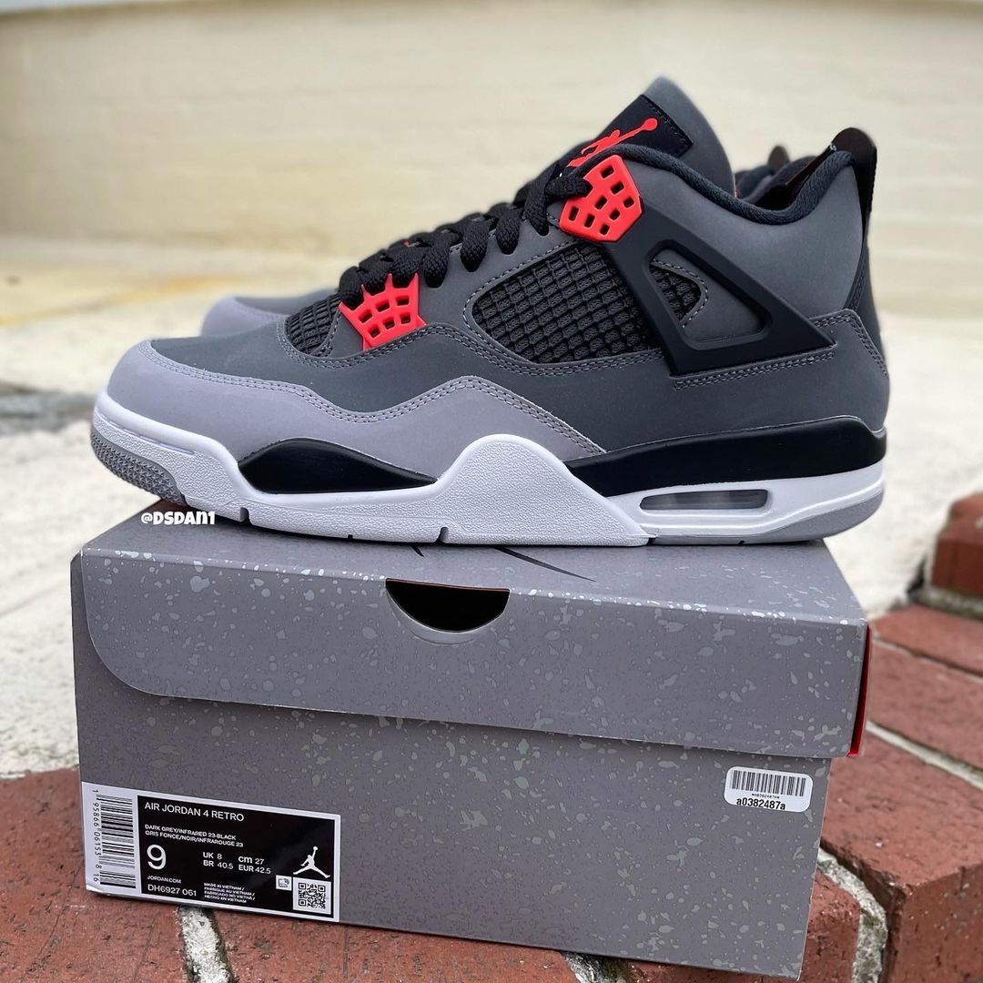 【国内 6/25 発売】ナイキ エア ジョーダン 4 レトロ “インフラレッド” (NIKE AIR JORDAN 4 RETRO “Infrared”) [DH6927-061]