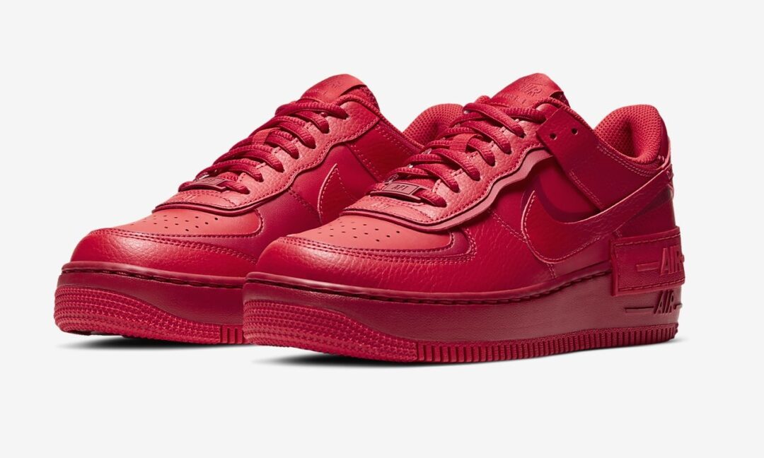 2/11発売！ナイキ ウィメンズ エア フォース 1 ロー シャドウ “ユニバーシティレッド” (NIKE WMNS AIR FORCE 1 LOW SHADOW “University Red”) [CU3012-661]