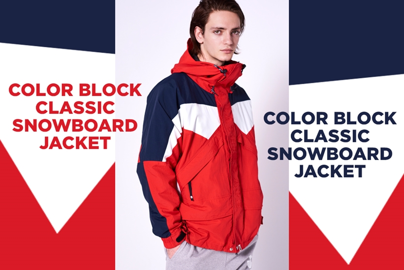 A BATHING APEから98年に発売した切り替えデザイン スノーボードジャケットを再現した「COLOR BLOCK CLASSIC SNOWBOARD JACKET」が2/8発売 (ア ベイシング エイプ)