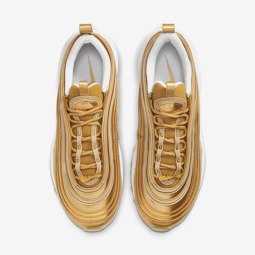 ナイキ エア マックス 97 “メタリックゴールド/ホワイト” (NIKE AIR MAX 97 “Metallic Gold/White”) [CJ0625-700]