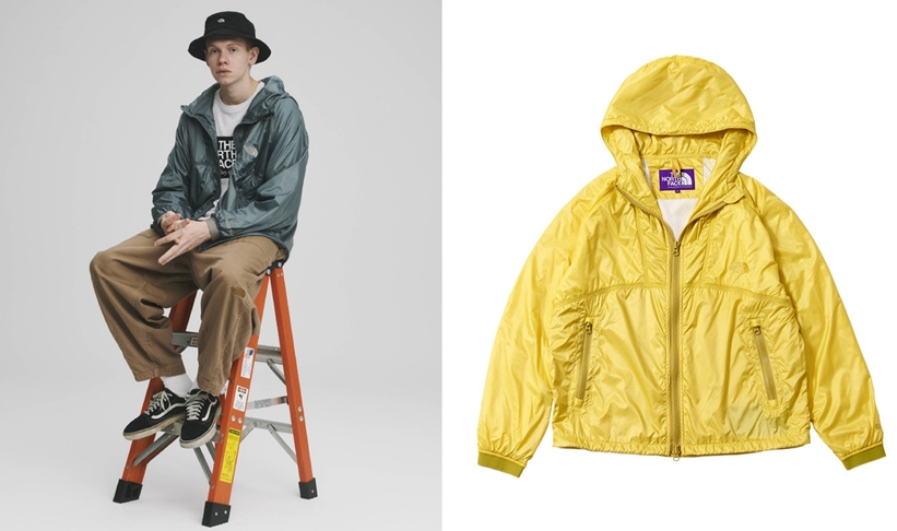 the north face purple label mountain wind parka