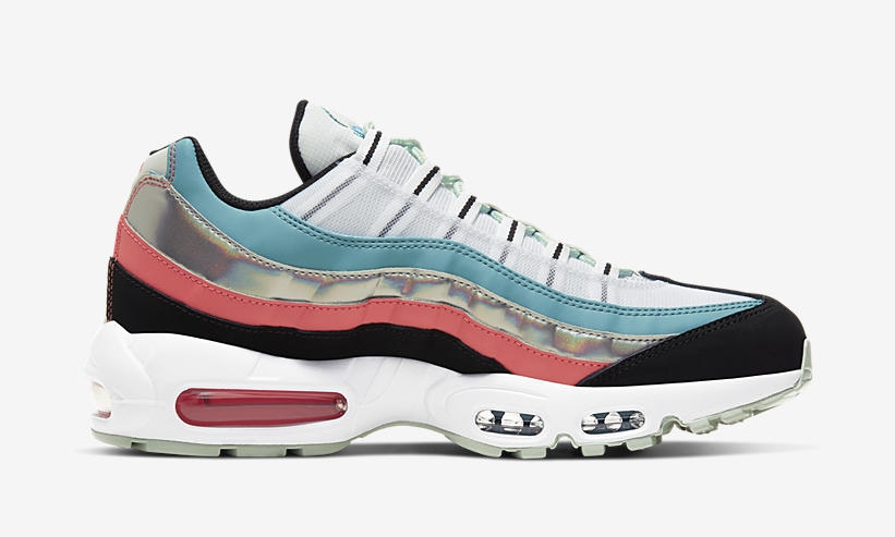 ナイキ エア マックス 95 “ホワイト/メタリックシルバー/ブルー/ピンク” (NIKE AIR MAX 95 “White/metallic Silver/Blue/Pink”) [CW5451-100]