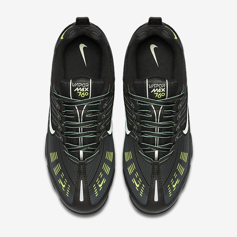 ナイキ エア ヴェイパーマックス 360 “ブラック/ボルト” (NIKE AIR VAPORMAX 360 “Black/Volt”) [CW7479-001]