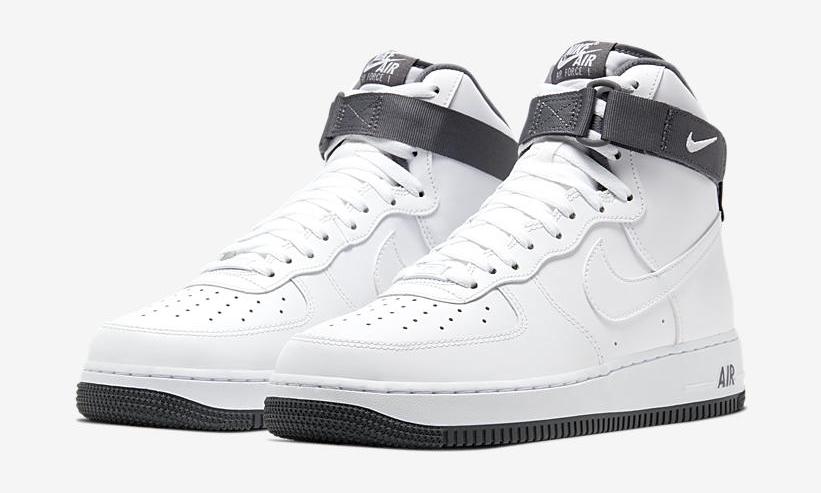 ナイキ エア フォース 1 ハイ 07 “ホワイト/チャコール” (NIKE AIR FORCE 1 HIGH 07 “White/Charcoal”) [CD0910-100]