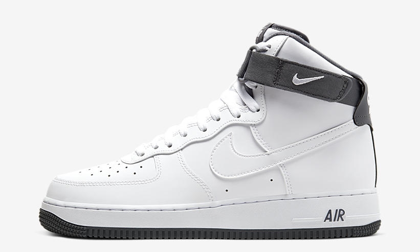 ナイキ エア フォース 1 ハイ 07 “ホワイト/チャコール” (NIKE AIR FORCE 1 HIGH 07 “White/Charcoal”) [CD0910-100]